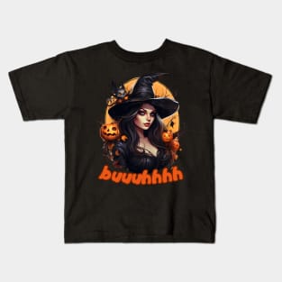 Buuhhhh-Halloween Haunt Kids T-Shirt